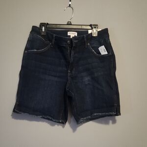 Maurices Dark Blue Women's Bermuda Shorts